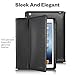 KAVAJ Case Leather Cover Berlin Works with Apple iPad 4, iPad 3, iPad 2 Black Genuine Cowhide Leather with Built-in Stand Auto Wake/Sleep Function. Slim Fit Smart Folio Covers