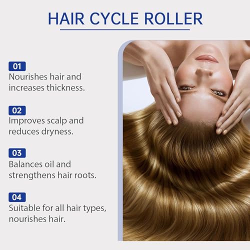 LBOYLOVE® Hair Wise Rosemary Hair Growth Serum with Redensyl and Anagain, Roll-On Boosts Oxygen Flow, Reduces Hair Fall 25ml For All Hair Types