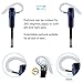Bluetooth Headset, Wireless Earphones V4.1 Lightweight Sweatproof Headphones with In-ear Earbuds, Noise Cancelling Mic and Hands-free Calling for Iphone, Android Cellphones