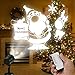 Christmas Light Projector, LED Holiday Decoration 3D Rotating Waterproof Landscape Spotlight 20 Patterns with Remote Control, Timer Perfect for Christmas Wedding Party Garden Indoor Outdoor