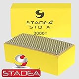 diamond concrete hand polishing pads: Grit 3000 (Granite, Marble, Glass, Stone) 1 Piece by Stadea