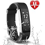 Letsfit Fitness Tracker, Activity Tracker with Heart Rate Monitor and Sleep Monitor, Step Counter Pedometer Watch, IP67 Water Resistant Smart Bracelet for Kids Women and Men
