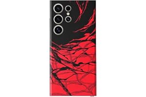 Skin Wrap for Samsung Galaxy S24 Ultra, Phone Sticker Protective Film Decal Cover for Phone Back, Camera, Frame (Red)