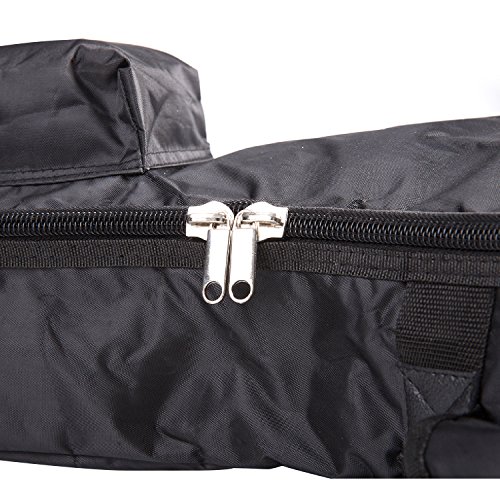 Aliyes Acoustic Class Guitar Gig Bag Full Size Guitar Case Carrying Bag Ballad Backpack Cover 41" Water-Resistant Oxford Fabric 10mm Padded Sponge Padded Adjustable Strap Black