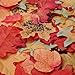 Luxbon 100pcs Artificial Autumn Fall Maple Leaves Multi Colors Great Autumn Table Scatters for Fall Weddings & Autumn Parties(8 Styles Mixed)