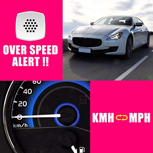 Kingneed GPS Speedometer Odometer HUD Digital Display 5.5 inch MPH/KMH with Over Speeding Alarm for All Cars Vehicles - Thumbnail 2