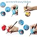 Pencil Grips,8 Packs(4 Types) Pencil Grips for Kids Handwriting,Ergonomic Writing Posture Correction Tool for Children,Kids,Preschoolers,Adults,Lefties or Righties