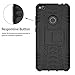 for Huawei P8 lite (2017) / Honor 8 Lite (2017) Case-Mama Mouth Shockproof Heavy Duty Combo Hybrid Rugged Dual Layer Grip Cover with Kickstand (with 4 in 1 Packaged),Black