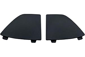 LFONEIBGG Pair For MAZDA 3 2017 2018 Front Bumper Lower Grille Tow Hook Eye Cover Cap Black B63B-50-101 B63B-50-102 RH LH Towing Black Trailer Hook Eye