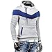 haoricu Mens Shirt, Autumn Winter Men Retro Long Sleeve Hoodie Hooded Sweatshirt Tops Jacket Coat Outwear (Gray, Medium)