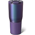 BrüMate Nav 25oz 100% Leak Proof Insulated Travel Tumbler with Magnetic BevLock™ Lid - Double Wall Cup-Holder Friendly Stainless Steel Mug (Dark Aura)