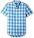 IZOD Men's Advantage Performance Easycare Plaid Short Sleeve Shirt