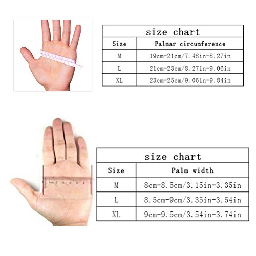Half Finger Weight Lifting Gloves with Wrist Wraps Support Training,Fitness,Exercise ,for Men and Women