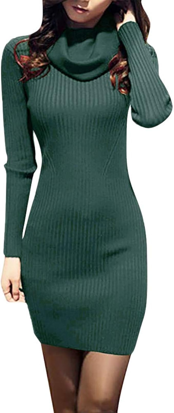 cowl neck sweater dress amazon