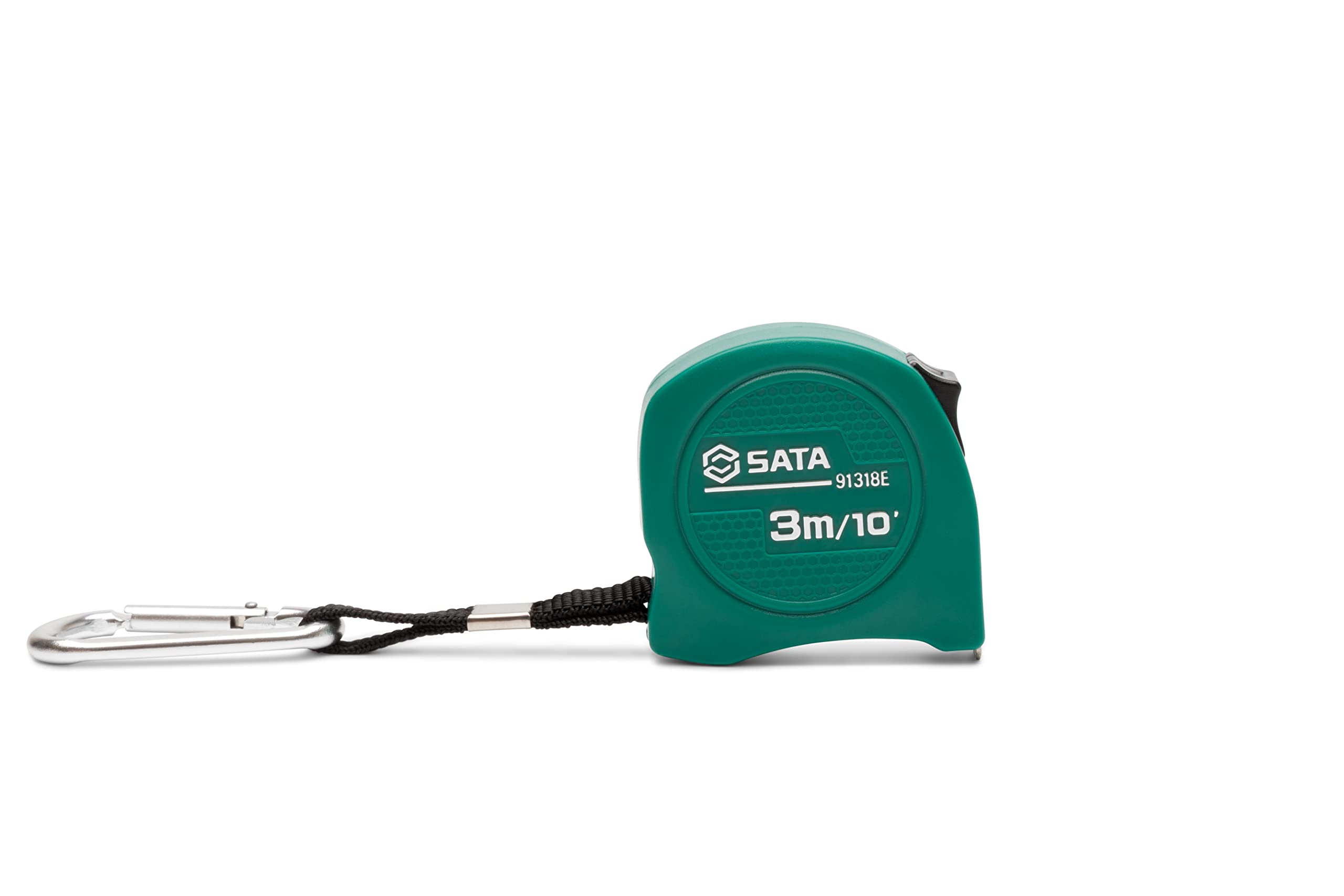 SATA ST91318E Tape Measure Metric/SAE Scale 3m/10'X16mm with Nylon-coated Blade Provides Extended Product Life and Glare Reduction