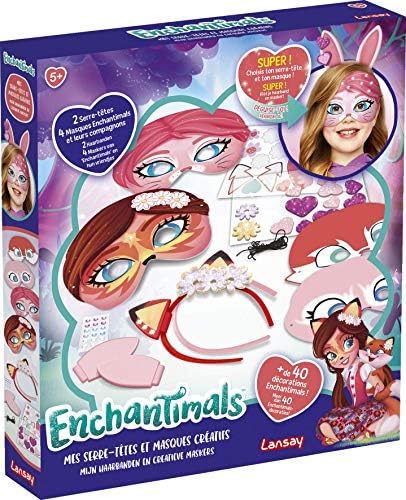Lansay-25630-enchantimals mes bandbandétes et masques créatives