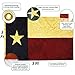 ANLEY [Vintage Style] Tea Stained Texas State Flag 3x5 Foot Nylon - Embroidered Stars and Sewn Stripes - 4 Rows of Lock Stitching - Antiqued Texan TX State Banner Flags with Brass Grommets 3 X 5 Ft