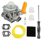 Butom 308054013 Carburetor with Air Filter Tune Up Kit for Ryobi RY30120 RY30130 RY30140 BC30 RY30160 RY30220 RY30240 RY30260 RY52014 TP30 RY52502 RY52903 30cc String Trimmer Gas Pruner
