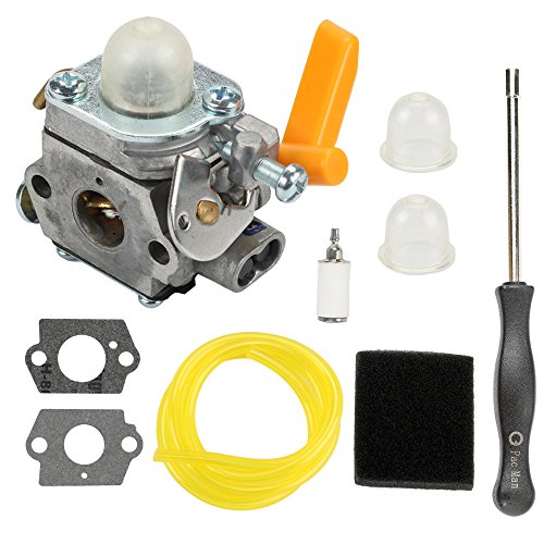 Butom 308054013 Carburetor with Air Filter Tune Up Kit for Ryobi RY30120 RY30130 RY30140 BC30 RY30160 RY30220 RY30240 RY30260 RY52014 TP30 RY52502 RY52903 30cc String Trimmer Gas Pruner
