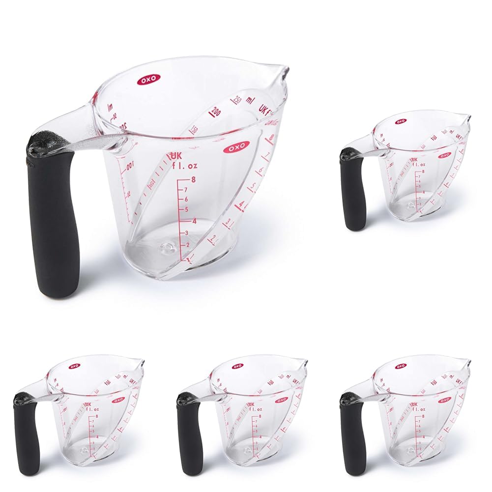 OXO Good Grips Angled Measuring Jug, 250 ml (Pack of 5)