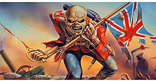 Soft Microfiber Iron Maiden Printed Custom Bath Towel Swim Gym Camping Travel Sport Spa Drying Towels Beach Serviette