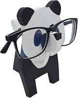VIPbuy Panda Shaped Wood Glasses Holder 3D Puzzle Eyeglass Stand 10x11x15cm view 3