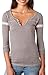 MV Sport Ladies' Hailey 3/4-Sleeve Henley