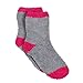Iron Man Womens 2 pack Cozy Socks (9-11 Womens (Shoe: 4-10), Iron Man Grey/Pink)