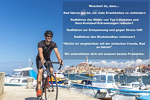 Xyklos® Fietsbroek voor heren, fietsbroek voor optimaal rijplezier, fietsbroek met perfecte pasvorm, pijn door onze… - Image 7