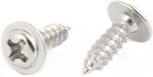 Aexit 50pcs 3x10 Stainless Steel Phillips Head Self-Tapping Screw with Shoulder Washer (169006c2d5dae7037ffbc0a76298620b) - Image 3