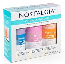 Nostalgia Cotton Candy Flossing Sugar Party Kit