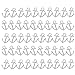 Cosmos ® 50 Pcs Anchor Sign Charms Pendants Jewelry Making Accessory
