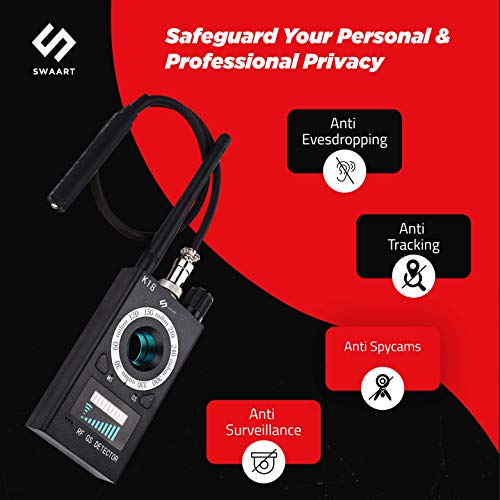 Anti Spy RF Detector Wireless Bug Detector Signal for Hidden Camera Laser Lens GSM Listening