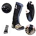 YUEDGE Waterproof Snow Boot Gaiters 600D Anti-Tear Oxford Fabric for Outdoor Hiking Walking Hunting Climbing Trimming Grass(Black)