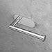 HITSLAM Self Adhesive Toilet Paper Holder Chrome SUS 304 Stainless Steel Silver Toilet Paper Roll Holder No Drilling for Bathroom