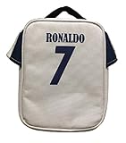 Forever Fanatics Cristiano Ronaldo #7 Juventus Soccer Jersey Lunch Premium CR7 Fan Gift Unique School Lunch Box (Soccer Jersey Lunch Bag, Cristiano Ronaldo)