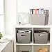 EZOWare 18 Qt Woven Plastic Storage Baskets, Large Organizer Knit Tote Bins Boxes - Pack of 3