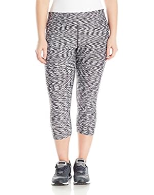 Performance Women's Plus Size Space Dye Print Crop Legging