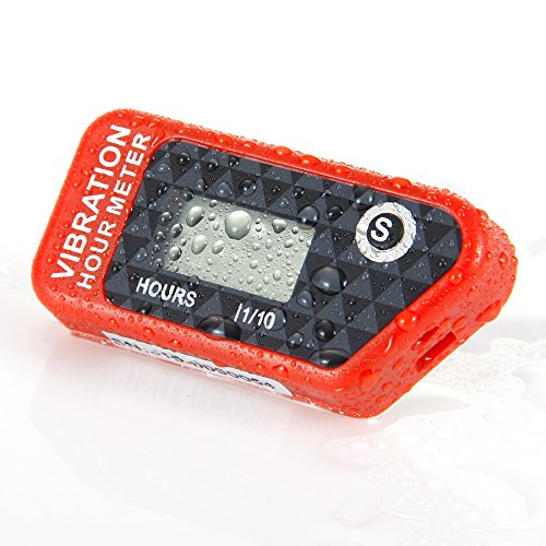 Runleader HM016B Vibration Activated Wireless Digital Hour Meter Hour