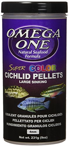Super Color Cichlid Pellet - Large Sinking 9oz.