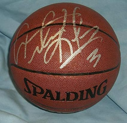 dennis rodman autographed basketball