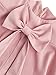 MakeMeChic Women's Casual Straps High Waist Suspender Skirt Pinafore Overall Dress Bow Pink M