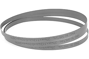 AIRTOON 27 Inch Bandsaw Blades 24 TPI, Portable Band Saw Blade for DeWalt DCS377, Milwaukee 2429-21XC M12, 27″ x 1/2″ x .020″