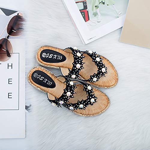 4 Caopixx+Crystal+Rhinestone+Bohemia+T+Strap