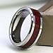 Couple Ring Bridal Set His And Hers Women 10k White Gold Filled Heart Garnet CZ Men Tungsten Carbide Band 10k Wedding Ring Band Set