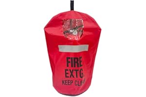Fire Extinguisher Cover with Reflective Strap, Heavy Duty Fire Sa-fety Protective Sleeve from Scuffs & Scratches Accessories,