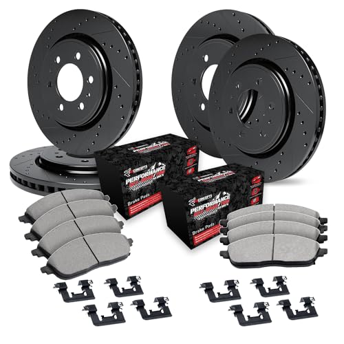 R1 Concepts Front and Rear Brake Kit Fits 2001-2002 Toyota Sequoia| Off-Road/To…