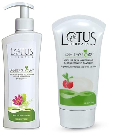 lotus whitening and brightening body lotion