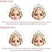 BABEYOND Crystal Rhinestone Birthday Tiara Headband Happy Birthday Crown with Replaceable Age Numbers (Crown with replaceable numbers 0-9)