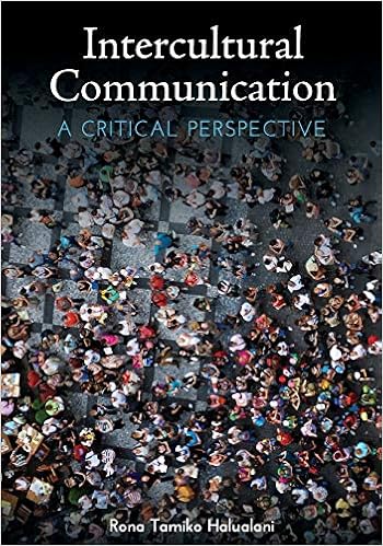 Amazon.com: Intercultural Communication: A Critical Perspective (9781516520527): Halualani, Rona Tamiko: Books